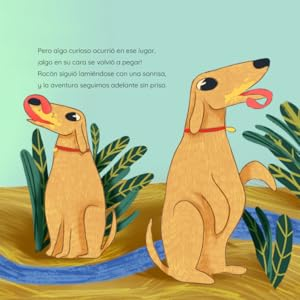 Illustration of a friendly dog with its tongue sticking out.